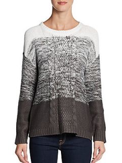 Ombre Knit Sweater   Grey Combo