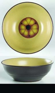 Noritake Safari Coupe Cereal Bowl, Fine China Dinnerware   Yellow Flower Center,