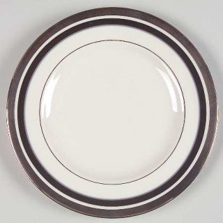 Pickard Diplomat Bread & Butter Plate, Fine China Dinnerware   Black Band,Small