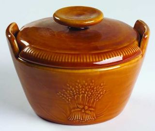 Franciscan Wheat Golden Brown (Harvest) Sugar Bowl & Lid, Fine China Dinnerware