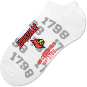 Louisville Cardinals For Bare Feet NCAA Established Sock