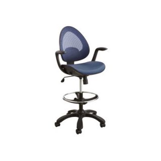 Safco Products Helix Extended Height Chair 7066BL / 7066BU / 7066GN Color Blue