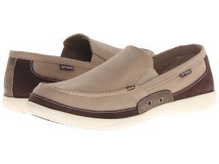 Crocs Walu Accent Loafer Mens Slip on Shoes (Khaki)