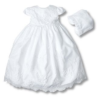 Keepsake Christening Dress and Hat   Girls newborn 12m, White, White, Girls