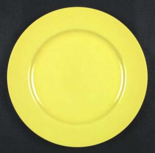 Fitz & Floyd Total Color Yellow (Round) Dinner Plate, Fine China Dinnerware   Ye
