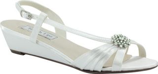 Womens Touch Ups Geri   White Satin Prom Shoes