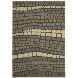 Nourison Hand hooked Fantasy Multi Abstract Rug (23 X 8)