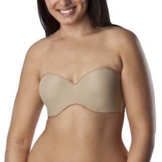 Self Expressions By Maidenform Womens Full Support Strapless Bra   Beige 40C