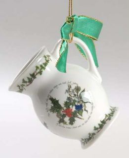 Portmeirion Holly And The Ivy, The Pitcher Ornament, Fine China Dinnerware   Hol