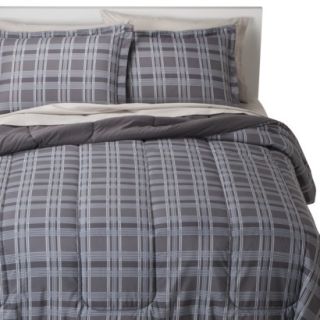 Room Essentials Plaid Bed In A Bag   Gray (Queen)