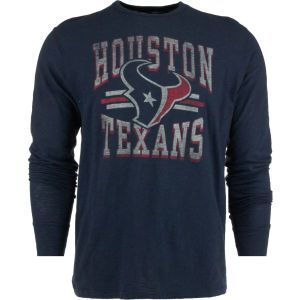 Houston Texans 47 Brand NFL Logo Scrum Long Sleeve T Shirt