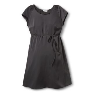 Liz Lange for Target Maternity Short Sleeve Smocked Dress   Gray XS