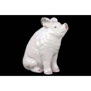 Ceramic Pig White