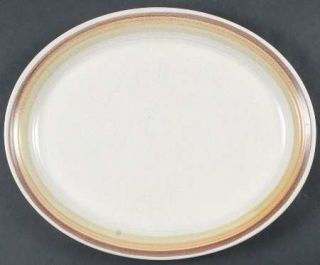 Franciscan Sierra Sand 13 Oval Serving Platter, Fine China Dinnerware   Rust, T