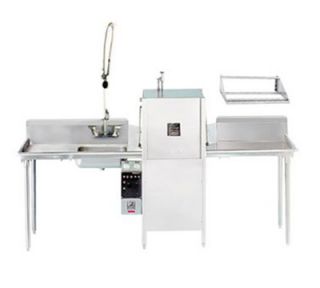Advance Tabco Straight Dishtable Package w/ L R Operation & 42 in KD Tubular Shelf, 16 ga 304 Stainless