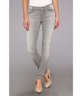7 For All Mankind The Skinny in Slim Illusion Spring Grey Womens Jeans (Gray)