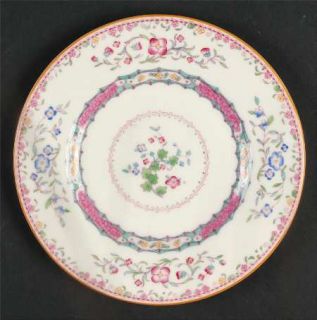 Royal Doulton Morella Pink Bread & Butter Plate, Fine China Dinnerware   Pink, B