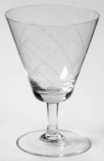 Rosenthal 2000 8 Wine Glass   Stem #2000, Cut Criss Cross Design