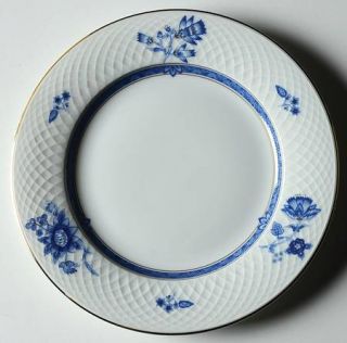 Nikko Victoria (Blue) Bread & Butter Plate, Fine China Dinnerware   Blue Floral,