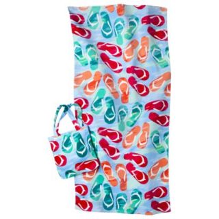 Flip Flop Tote and Beach Towel