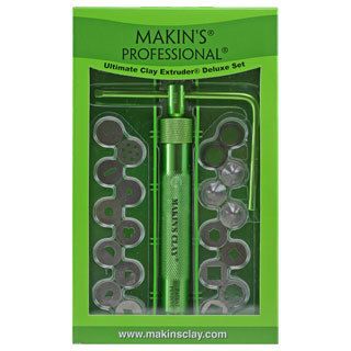 Makins Ultimate Clay Extruder Deluxe Set   21 Pieces