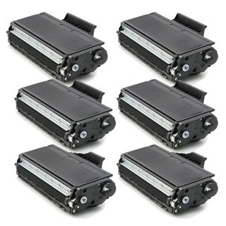Brother Tn580, Tn550 Compatible Black Toner Cartridges (pack Of 6) (BlackPrint yield 7,500 pages at 5 percent coverageNon refillableModel NL 6x TN580This item is not returnable  )