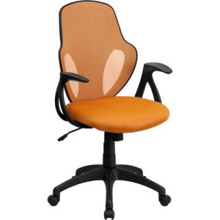 FlashFurniture Mid Back Executive Mesh Chair with Nylon Base H 8880F Color O