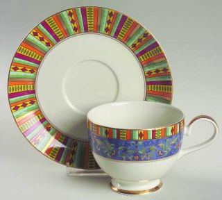 Mikasa Chanteclair Footed Cup & Saucer Set, Fine China Dinnerware   Fine China,S