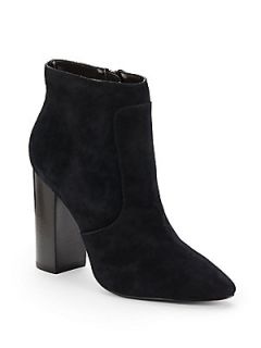 Kristy Suede Ankle Boots   Black