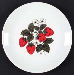Nelson McCoy Strawberry Country Dinner Plate, Fine China Dinnerware   Strawberri