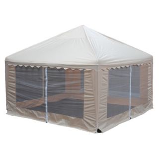 King Canopy Garden Party Replacement Cover   Almond (13)