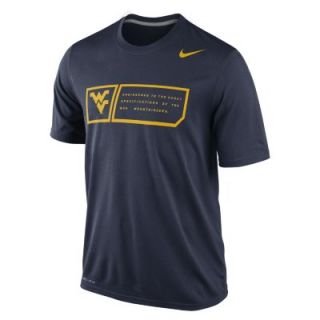 Nike Legend Training Day (West Virginia) Mens T Shirt   Navy