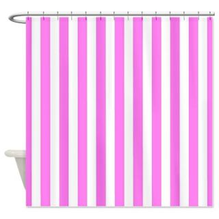  Pink Striped Shower Curtain  Use code FREECART at Checkout