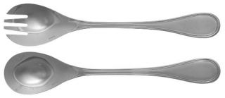Guy Degrenne Verlaine Contrast (Stainless) 2 Piece Salad Set, Solid Pieces   Stn