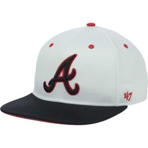Atlanta Braves 47 Brand MLB Red Under Snapback Cap