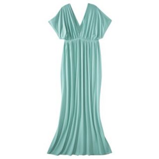Merona Womens Knit Kimono Maxi Dress   Sunglow Green   XL