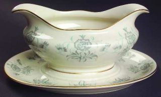 Castleton (USA) Caprice Gravy Boat with Attached Underplate, Fine China Dinnerwa
