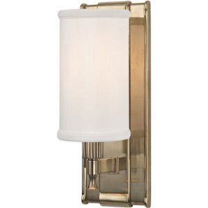 Hudson Valley HV 1121 AGB Palmdale 1 Light Wall Sconce
