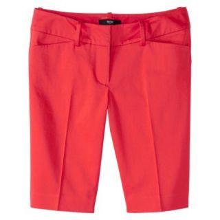 Mossimo Petites Bermuda Shorts   Red 2P
