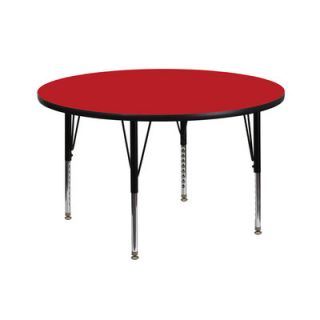 FlashFurniture Round Activity Table XU A42 RND  Finish Red
