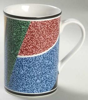 Sango Flair (Made In China) Mug, Fine China Dinnerware   Stoneware,Multicolor Ge