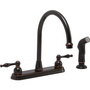 Premier Faucets 119263 Wellington Lead Free Two Handle Kitchen Faucet with Match