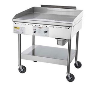 Accutemp 36 in Griddle w/ Stand, 1017 sq in Cooking Area, Stainless, 70000 BTU, LP