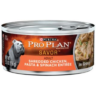 Savor Shredded Chicken, Pasta & Spinach Entree Adult Canned Dog Food