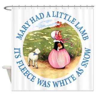  Mary Had A Little Lamb Shower Curtain  Use code FREECART at Checkout