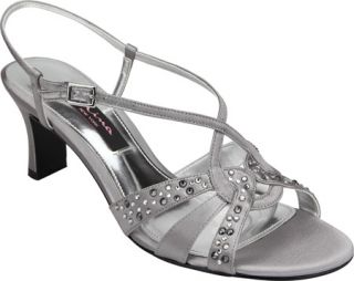 Womens Nina Golby   Royal Silver Jolie Satin Evening Sandals