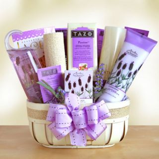 Fields of Lavender Deluxe Spa Gift Basket Multicolor   9515