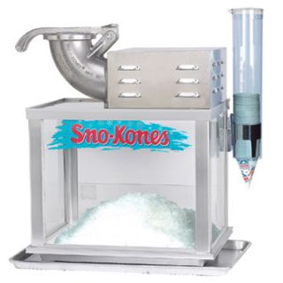 Gold Medal Sno Konette Ice Shaver Snow Cone Machine w/ 500 lb/hr Capacity