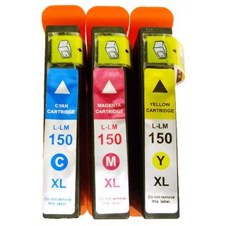 Compatible Lexmark 150xl 14n1615/ 14n1616/ 14n1618 Ink Cartridges (pack Of 3) (Cyan, magenta, yellowPrint yield Up to 700 pagesModel LM150 CMYPack of Three (3) cartridgesNon refillableWe cannot accept returns on this product.A compatible cartridge/tone