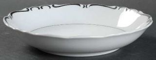 Modern China & Table Institute Heirloom Coupe Soup Bowl, Fine China Dinnerware  
